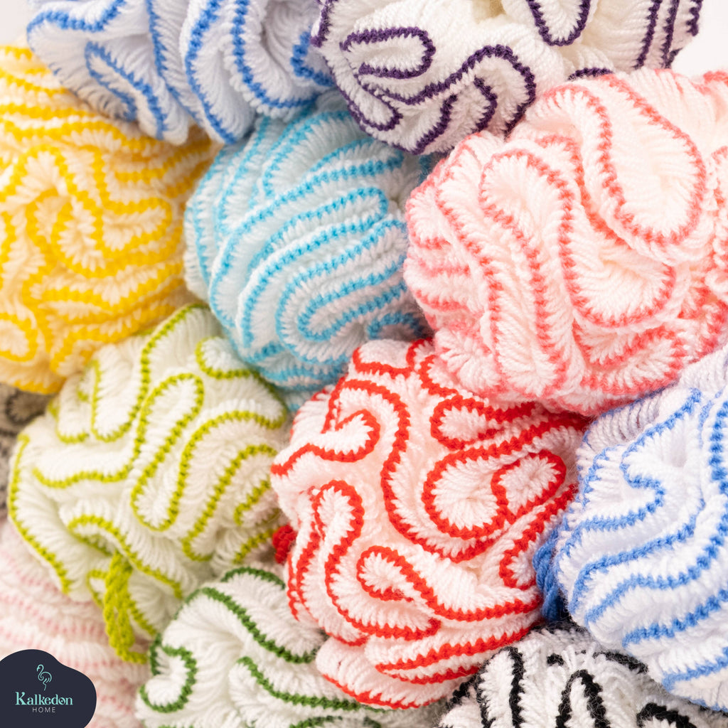 Cotton Shower Pouf