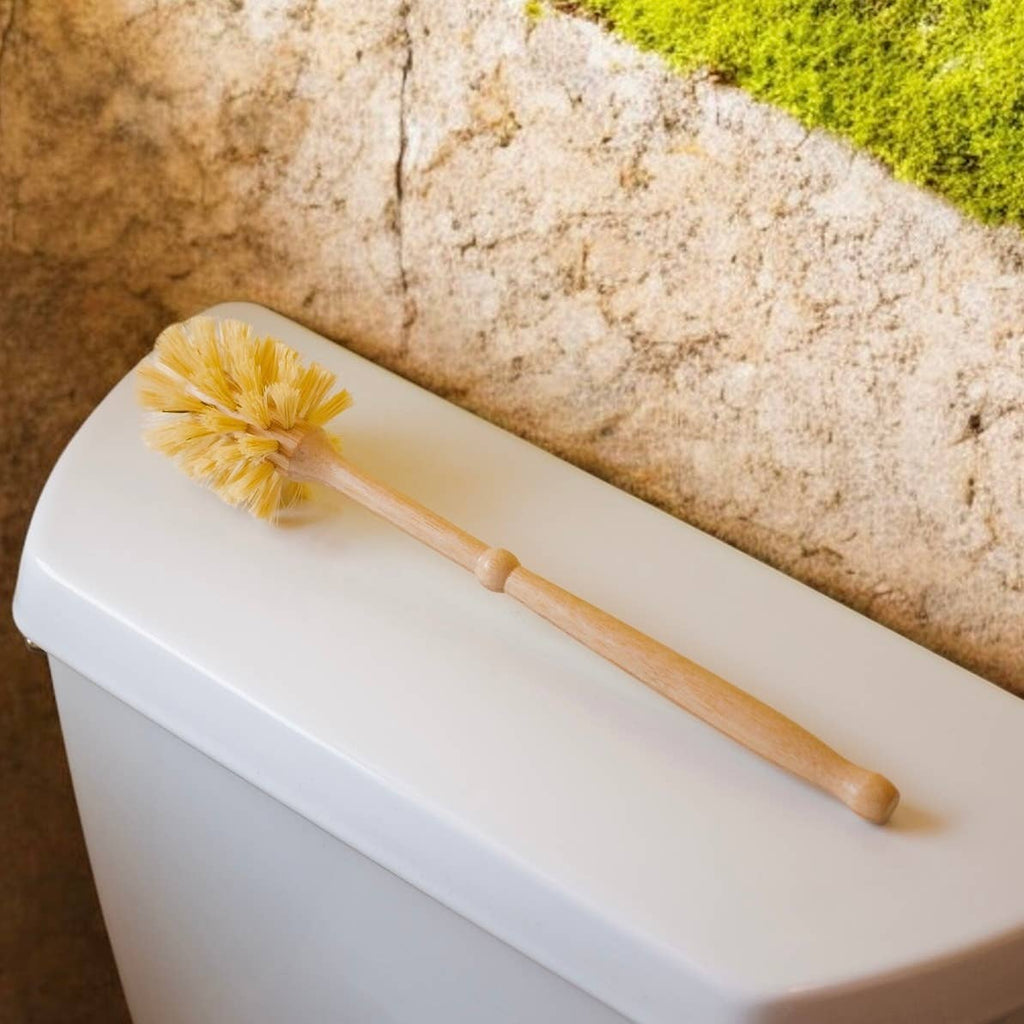Bamboo Toilet Brush & Stand