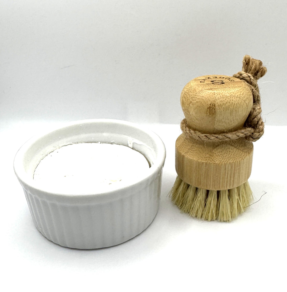 Dish Soap with Ramekin and Sisal Brush