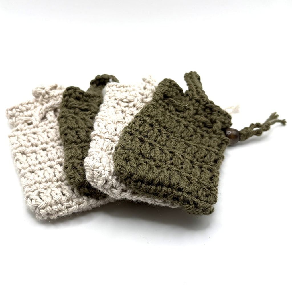 Hand Crocheted Cotton Soap Saver